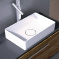 thumbnail image 2 of Ws Bath Collections Vision 6042 WM Vision 16-1/2" Rectangular Ceramic Vessel Bathroom Sink, 2 of 2