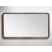 Bathroom Mirror Vela 55" Walnut Modern Style
