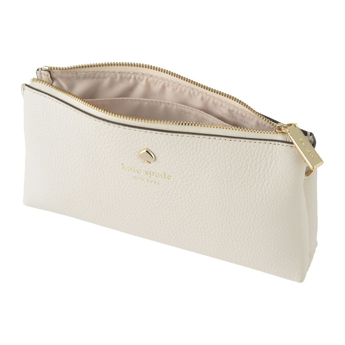 Kate Spade New York Emma Mini Zip Phone Crossbody Bag (Parchment)