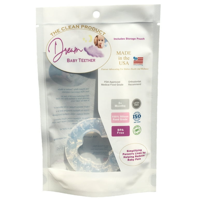 Dreambaby Teether for Baby 3 Pack Teethers Toy Babies Love No BPA No Salt. Made in the USA