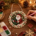 thumbnail image 3 of Clearance! Christmas Ornament Pearl Diamond Art Kit for Adults, DIY Santa Diamond Pearl Art Kit, Christmas Decorations Gift (F), 3 of 7