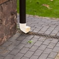 thumbnail image 5 of Rain Water Collector System Vent Elbow Connector Dryer Vent Elbow Dryer Vent Hose Connector Dryer Vent Hose Rain Gutter Downspout White, 5 of 9