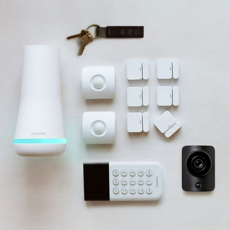Simplisafe wireless home security store system with bonus simplicam