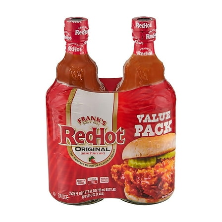 Frank's RedHot Hot Sauce - Twin Pack, 25 fl oz