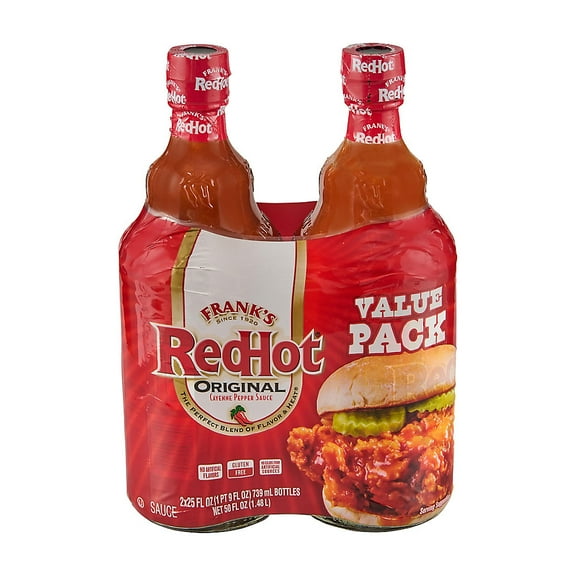 Frank's RedHot Hot Sauce - Twin Pack, 25 fl oz