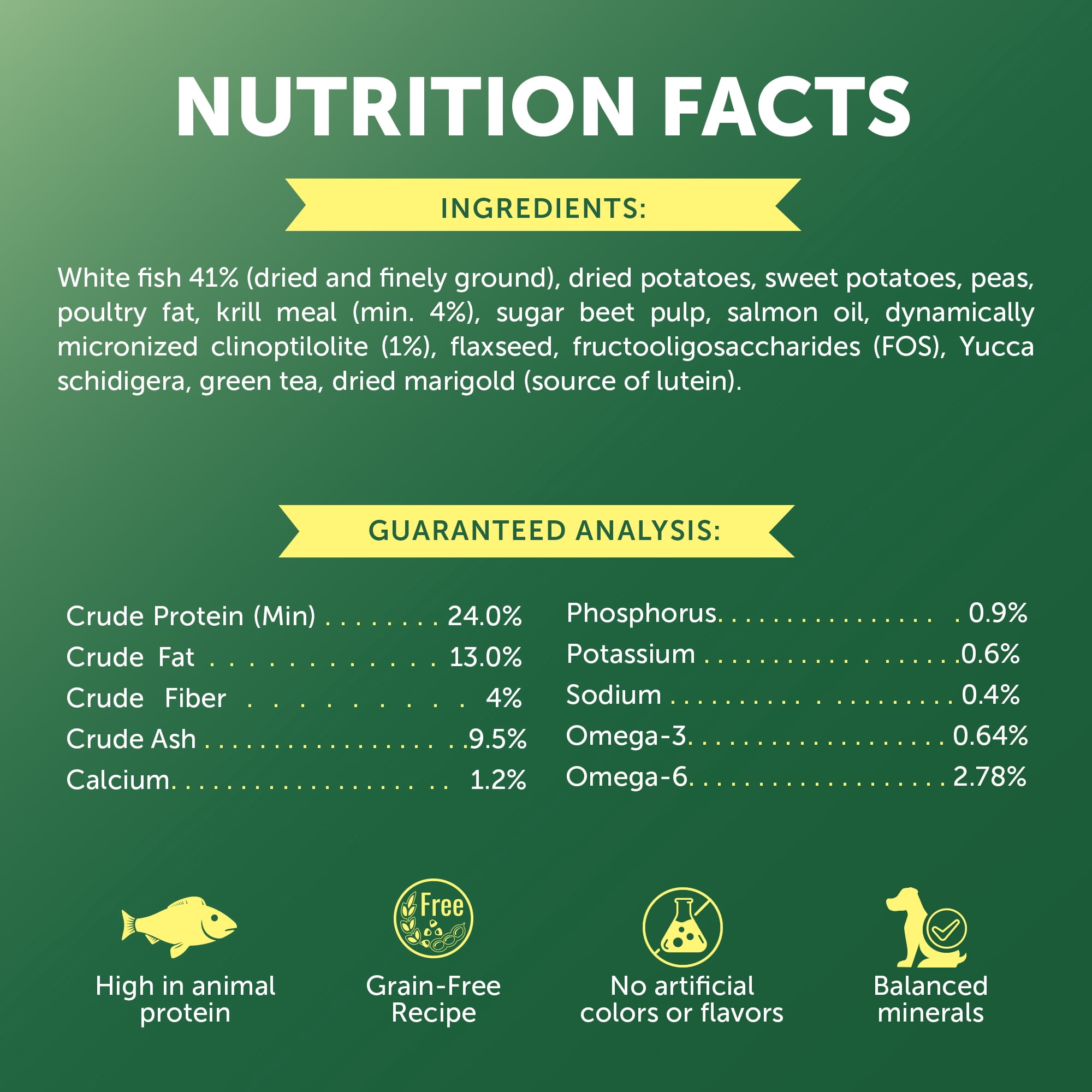 Nature's Protection Superior Care Dry Dog Food, White Coat, All Life Stages, Grain-Free White Fish, 8.8lb