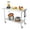 With Casters, variant on OUTGOODS Stainless Steel Work Table 48"x24" w/ Adjustable Shelf, NSF Commercial Grade