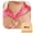Pink, variant on Scarf Necklace for Women Bandana Charm Western Heart Pendant Boho Summer Beach Necklace Jewelry for Women N0146-C(Pink)