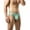 Green, variant on Bamboo Fiber Bikini Men Workout Low Rise Underwear for Men Plain Breathable Loose Brief