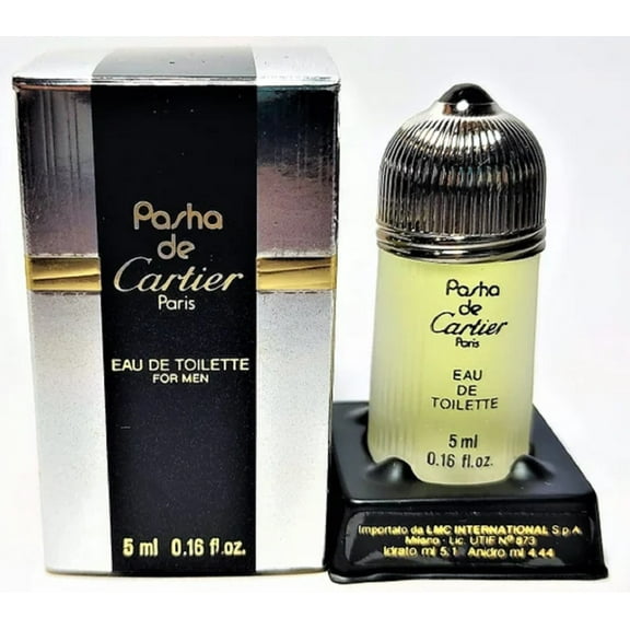 PASHA DE CARTIER * Cartier 0.16 oz / 5 ml Mini Eau de Toilette Unisex Splash