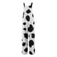 thumbnail image 4 of Gibobby pantalones siameses de pierna ancha Monos de mujer Verano Casual Suelto Sin mangas Patchwork Doble bolsillos Mono Estampado floral Boho Pierna ancha Babero en general(Blanco， XXL), 4 of 5