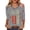 GrayA&23^0429L, variant on Fabrcox S-5XL 1776-2026 250 Anniversary USA Shirts Flag Print 3/4 Length Sleeve 4th of July Womens Shirt We the People Celebration Freedom Funny Patriotic Shirts for Women