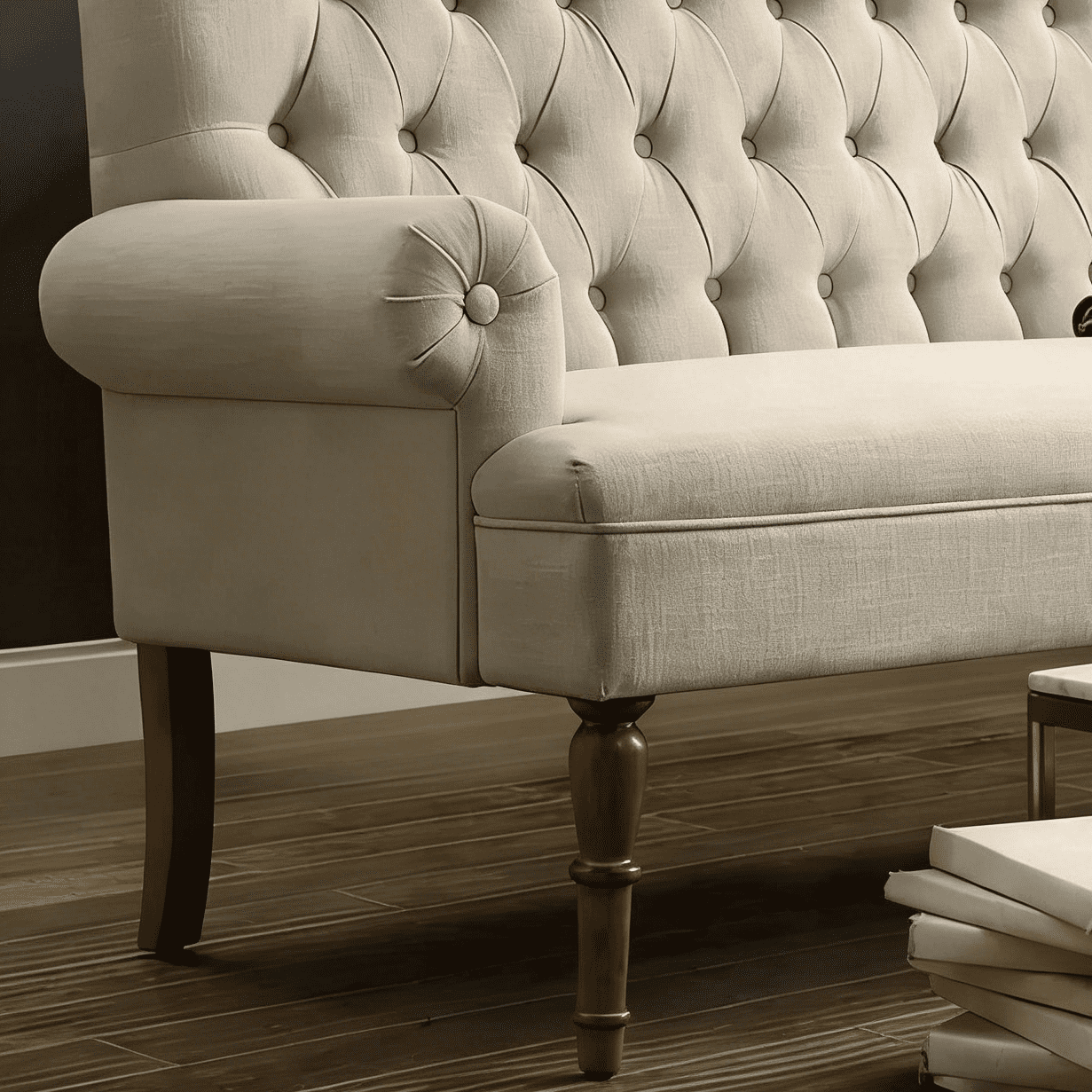 Shengchao Trade Loveseat Sofa for Living Room, Couch in a Box, Sofa para Sala, Love Seats Furniture, Long Couches, Settee, Textile Beige