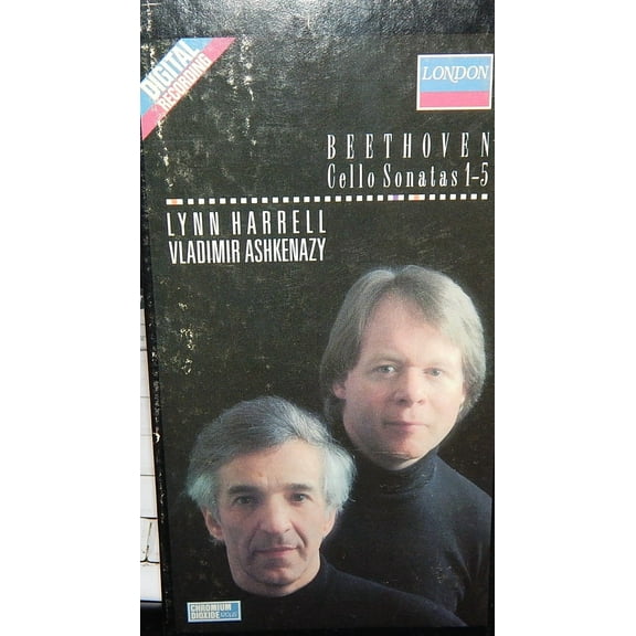 Beethoven:5 Cello Sonatas [Audio Cassette] Harrell and Ashkenazy