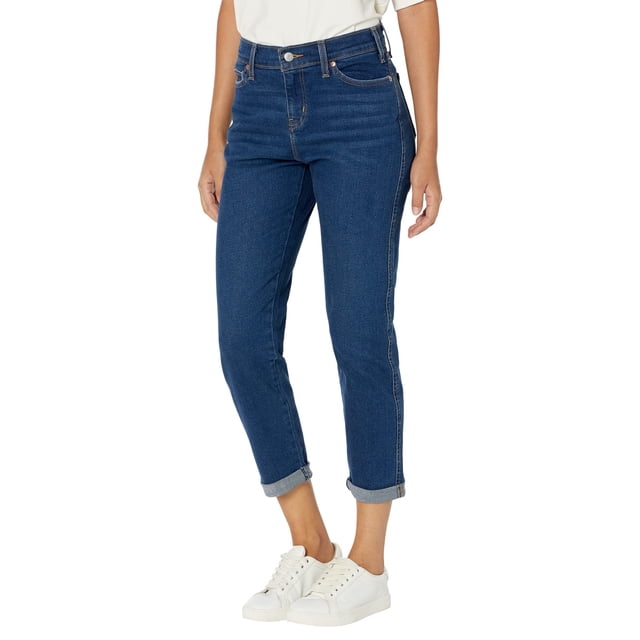 Levi Strauss Signature Gold - Jeans Ajustados de Talle Medio para Mujer (Disponibles en Tallas Grandes), (Nuevo) Flor de Madera Silvestre, 38 Más