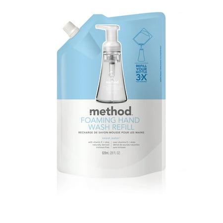 1250 Ml Foam Soap Refill - Method Foaming Hand Soap Refill, Sweet Water, 28 Ounce