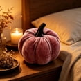 thumbnail image 3 of Qocolcyl Fabric Artificial Pumpkins, Cloth Fake Pumpkins for Halloween Thanksgiving Decor, Soft Cloth Pumpkins , Fall Decorations, Indoor Covered Outdoor Home Table Mantel Cabinet Party Decor, 3 of 6