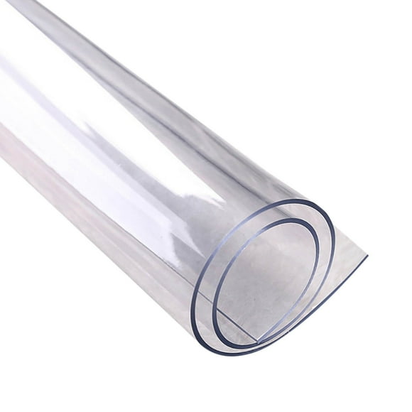 yulier Transparent Floor Protector Furniture Mat Office Desk Chair Mat, 1.5 mm Thick, PVC Non-Slip Mat, Vinyl Track Carpet, Easy To Clean, 15.7"x23.6"