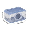 thumbnail image 2 of MORVLIX Foldable Transparent Plastic Insect Observation Box Breathable Portable Critter Habitat Container Outdoor Nature Exploration Educational Observation Cage for Biological Study Blue, 2 of 5