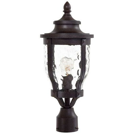 Rustic Bronze Outdoor Post Mount - Westcott Bronze One-Light Outdoor Post Mount