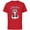 Red, variant on Marvel Studios Deadpool & Wolverine Chimichangas Toony - Short Sleeve Cotton T-Shirt for Adults - Customized-Black
