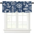 thumbnail image 3 of Blue Anchor Boat Fish Curtains For Living Room Kitchen Curtain Bedroom Decorative Window Treatments Home Drapes, 3 of 7