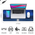 thumbnail image 5 of Lunar Luxury with Large Moonlight Gaming Mouse Pad - 31.5 x 11.8 inches, Superior Micro-Weave Cloth, Non-Slip Base, Stitched Edges, Water Resistant for Gamers, Office & Home, 5 of 7