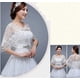 thumbnail image 5 of Bolero nupcial para mujer, chal de boda, bufanda, estola, hermosas ceremonias, fiesta, encaje, boda, 1 Uds., 5 of 5