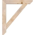 thumbnail image 3 of Ekena Millwork 3 1/2"W x 28"D x 32"H Traditional Slat Smooth Bracket, Douglas Fir, 3 of 4