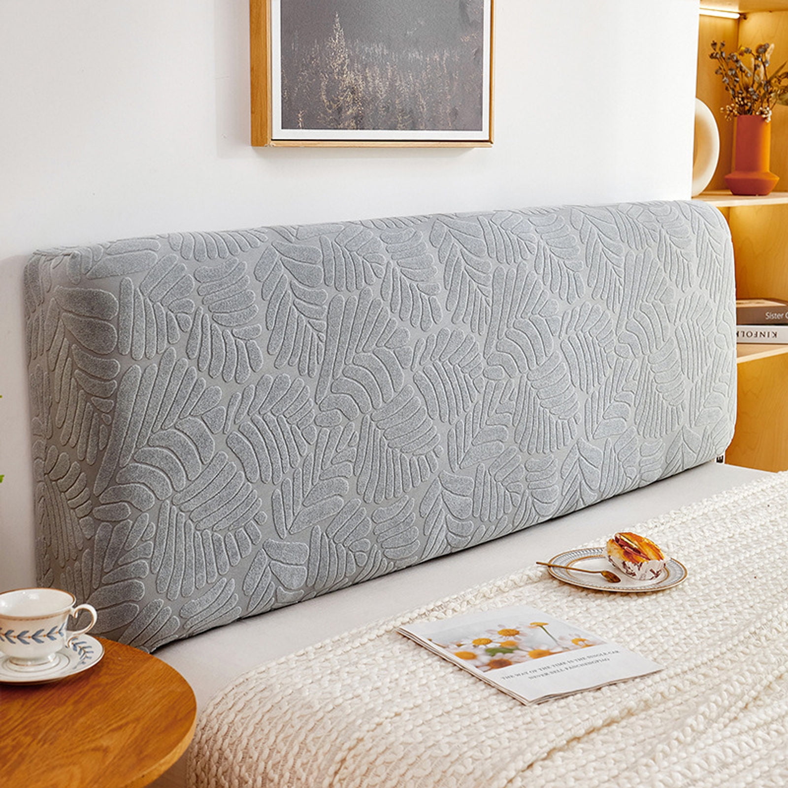 Jacquard Velvet Headboard Cover Full Size Bed Allinclusive Dustproof