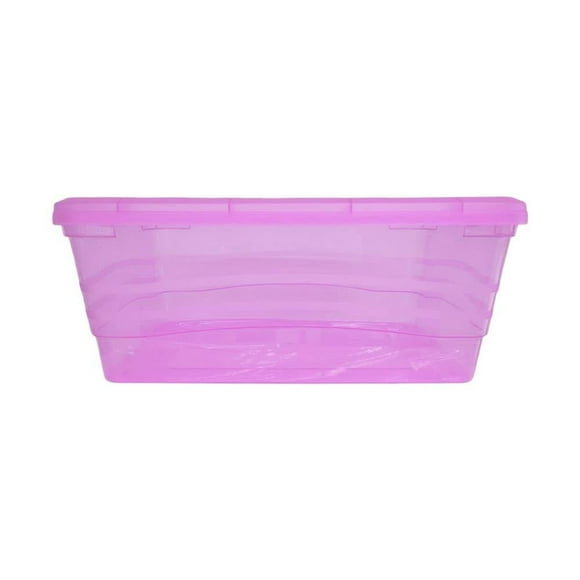 Caja Organizadora Joy Multiusos Translucida 15 Litros Rosa