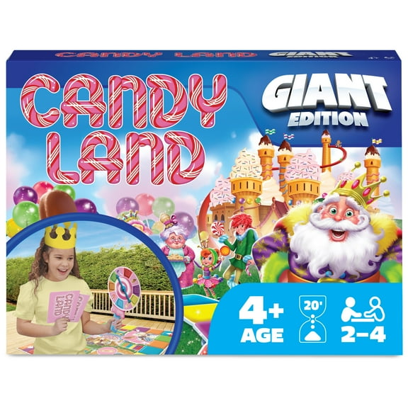 Spin Master Games, Candy Land Giant Edition Board Game, for Ages 4 and up