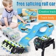 thumbnail image 1 of Stunt Track Pack for Kids All-Surface Vehicles with Modular Tracks Set Electric Car with Chain for Kids Birthday Gifts, 1 of 11
