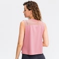 thumbnail image 4 of Women Workout Tank-Tops Mesh Quick Dry Stretch Loose Running Exercise, 4 of 8