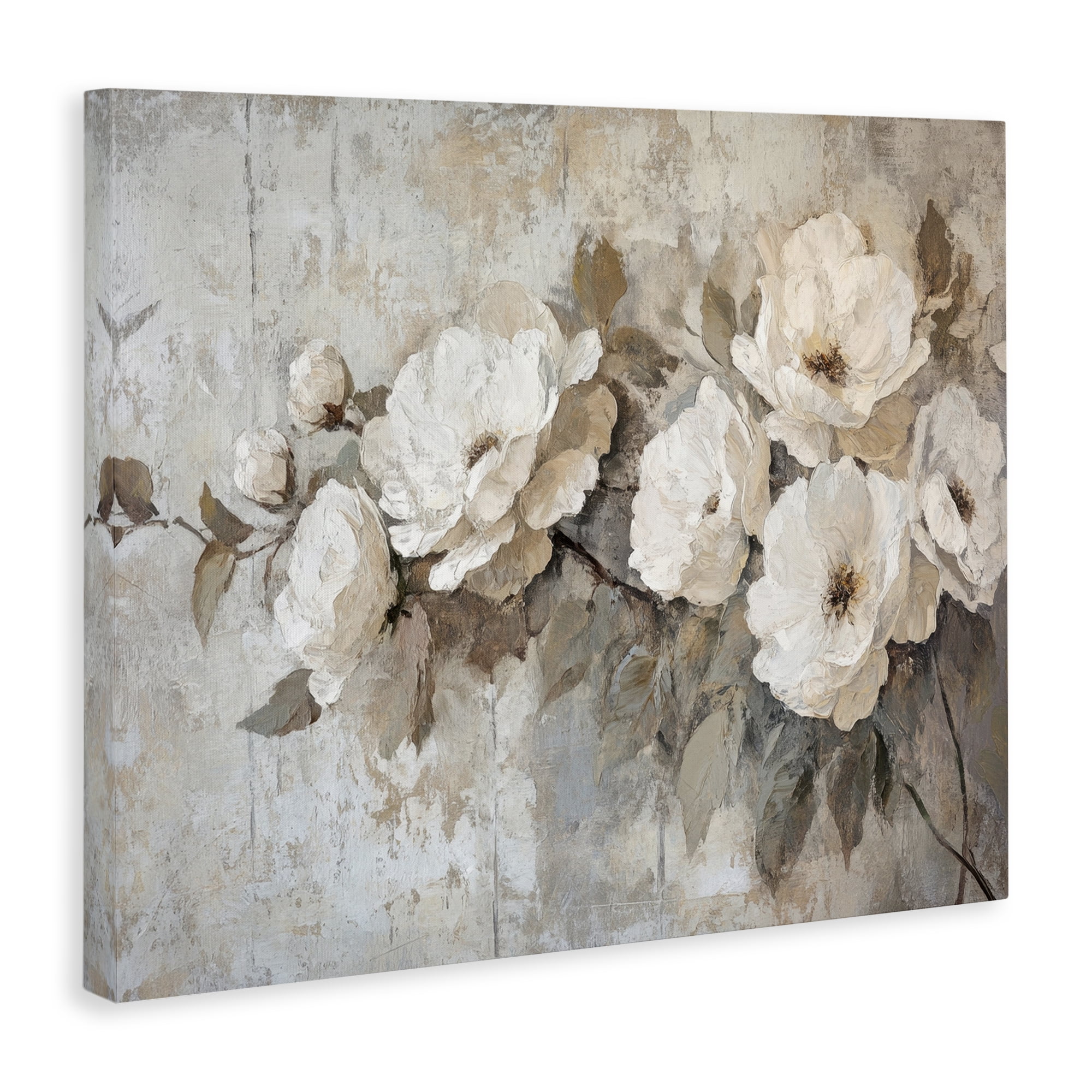Stupell Industries Summer Daze Blossoms Plants & Flowers Painting Wrapped Canvas Art Print Wall Art, 30 x 24