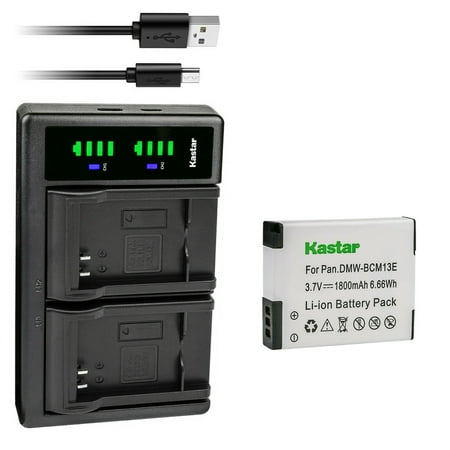Kastar 1-Pack Battery and LTD2 USB Charger Replacement for Panasonic Lumix DMC-ZS50 DMC-ZS50K Lumix DMC-FT5 DMC-FT5A DMC-FT5D DMC-FT5K DMC-FT5S Lumix DMC-FT6 Lumix DMC-FT7 Lumix DMC-LZ40 DMC-LZ40K