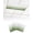 Sage, White, Cream, variant on 2 Pack Fluorescent Light Cover for Ceiling Lights, Black Grey Ombre Magnetic Classroom Light Filters 4x2 Feet, Summer Beach Ocean Waves Coastal Decorative Ceiling Shade Panel for Office