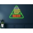 thumbnail image 3 of Triangle Beer Neon Sign, Bar Beer Pub LED Lights Decor, 3 of 4