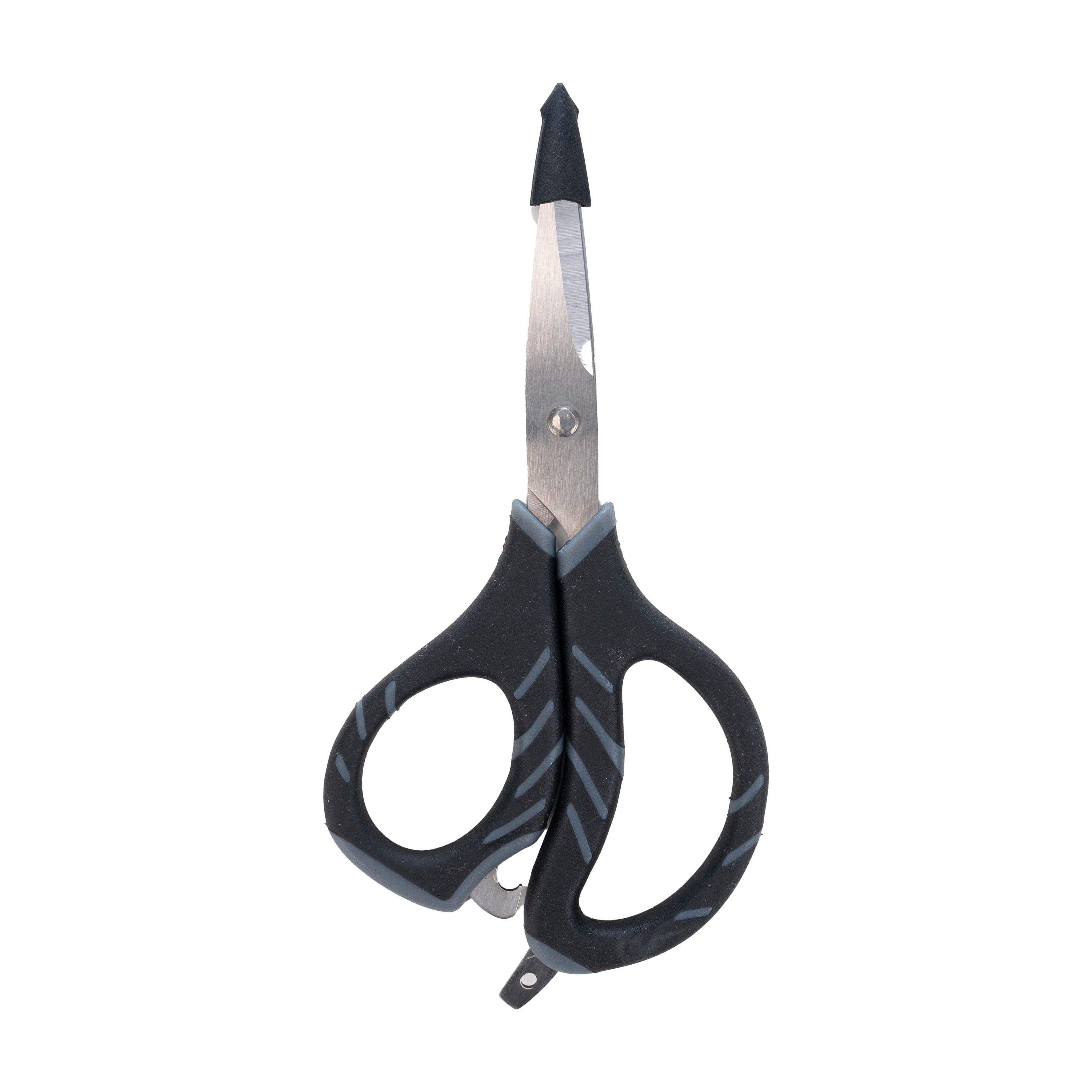 (3 pack) Ozark Trail Braided Fishing Line Scissors with Sharp Blades for Braid, Fluorocarbon, and Mono