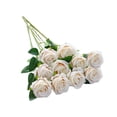 thumbnail image 1 of Billuyoard 10 piezas de tela de simulación de flores artificiales de larga duración para el hogar, sala de estar, fiesta, plantas decorativas de flores Flores artificiales champán Billuyoard HA084570-01, 1 of 6
