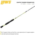 thumbnail image 5 of Lew's Mr. Crappie Spinning Fishing Rod, 4-Foot 6-Inch, 2-Piece, Light Power, Fast Action, 5 of 9