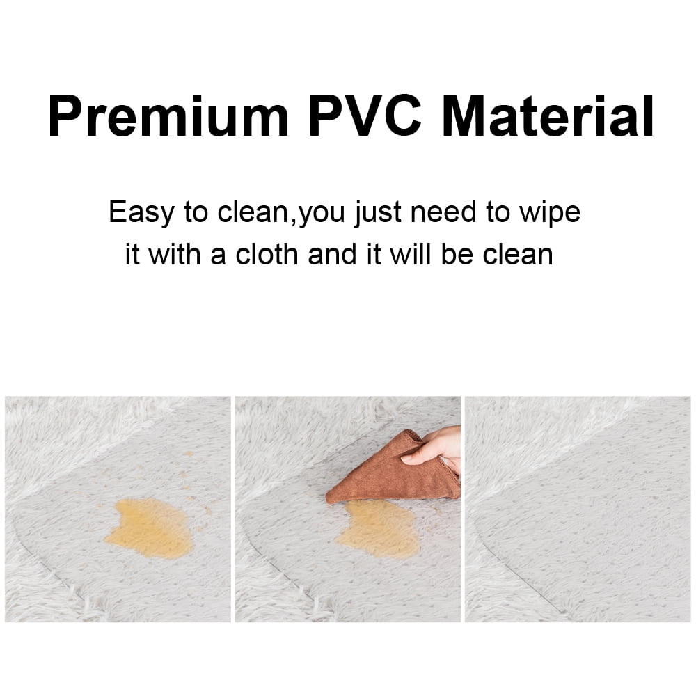 Lowestbest PVC Office Chair Mat with Nail, Transparent Office Chair Mats for Carpet, Computer Chair Mat for Hardwood Floors