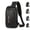 Black, variant on Men's Waterproof Anti-Theft Sling Backpack with Built-in USB Charging Port, Casual Crossbody Chest Daypack, Single Shoulder Bag for Daily Outdoor Use