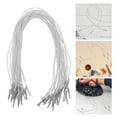thumbnail image 1 of FONWILYO 25pcs Elastic Mask Hanging Rope White Polypropylene DIY Hats Outdoor Activities, 1 of 8