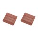 thumbnail image 1 of Qarigey Correa de extensión extensores de sujetador hebilla 3 ganchos accesorios botones prácticos abrazadera reemplazo ajustable 3 filas café 2piezas, 1 of 6