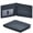 Midnight Navy Nappa, variant on Real Leather Mens Bifold Wallet Rfid Blocking Slim Minimalist Front Pocket - Thin & Stylish With Id Window In Gift Box (nappa  Dark Chocolate)