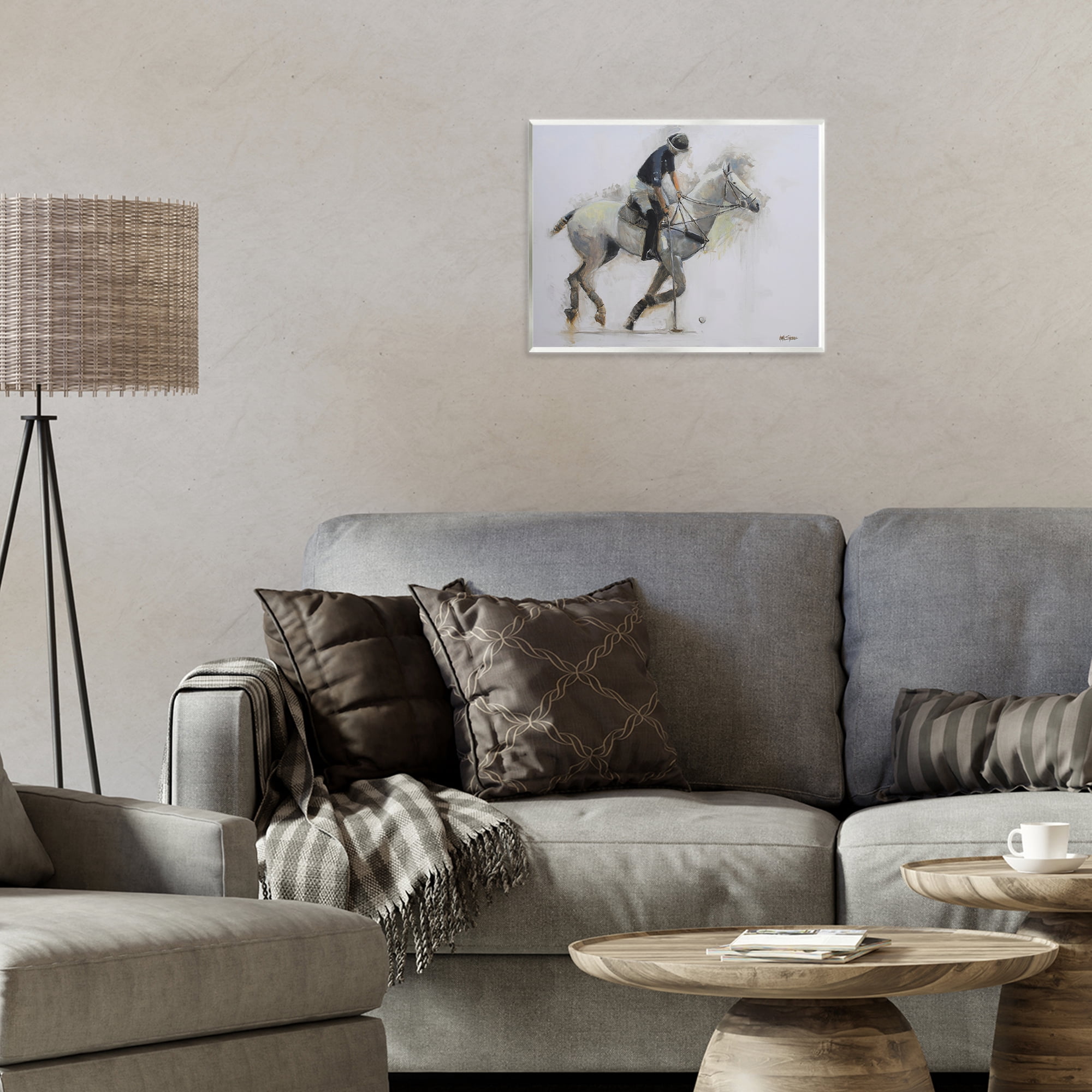 Stupell Industries Polo Rider in Motion Wall Plaque Art, design by Jadei Graphics