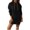 Black, variant on Vedolay Women's Pullover Sweatshirt Fashion Oversized V-Neck Long Sleeve Pocket Tunic Sweatshirts Womens Fashion Green,L