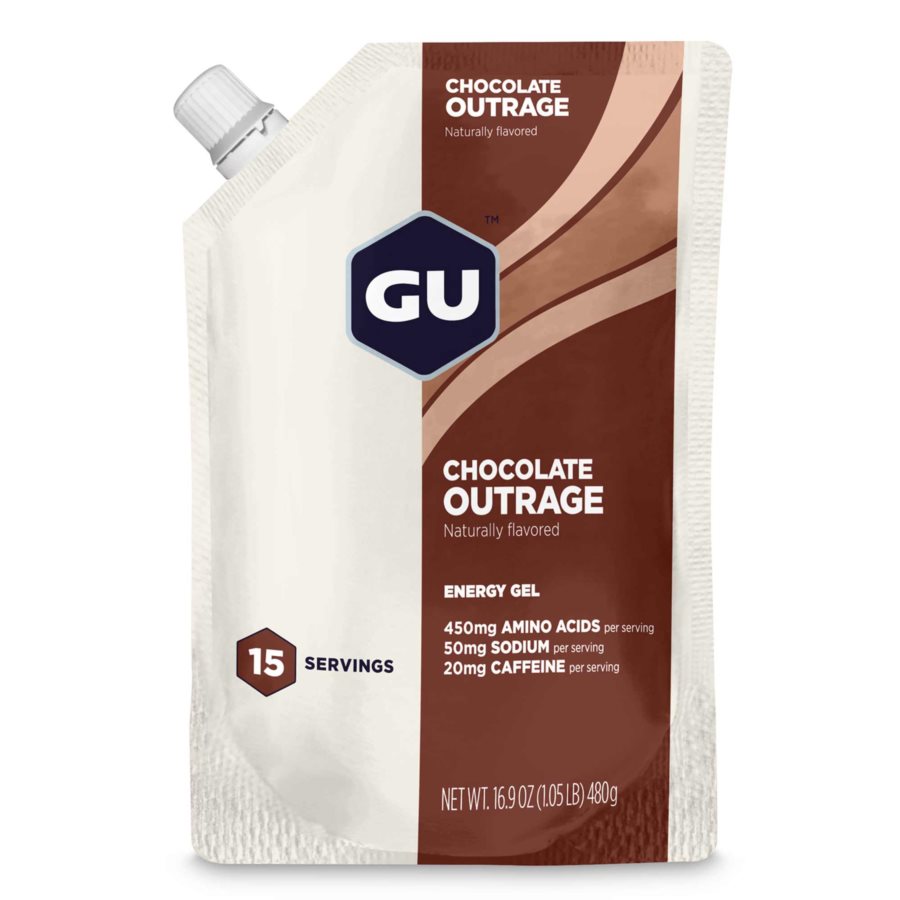 GU Energy Gel Chocolate Outrage, 15 Serving Pouch