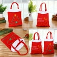 thumbnail image 2 of Christmas Printed Gift Bag Xmas Tree Elk Gift Wrapping Bag with Handle for Party Holiday, 2 of 8